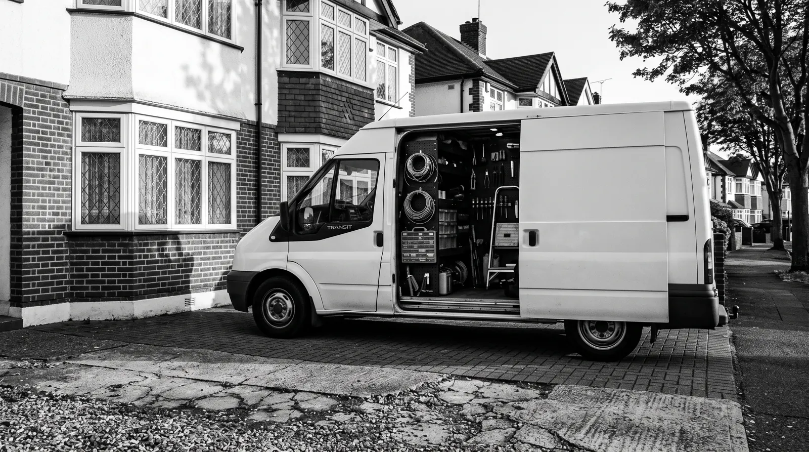 Electrician arriving at a home in Bexleyheath